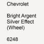 Preview: Chevrolet, Bright Argent Silver Effect (Wheel), 6248.